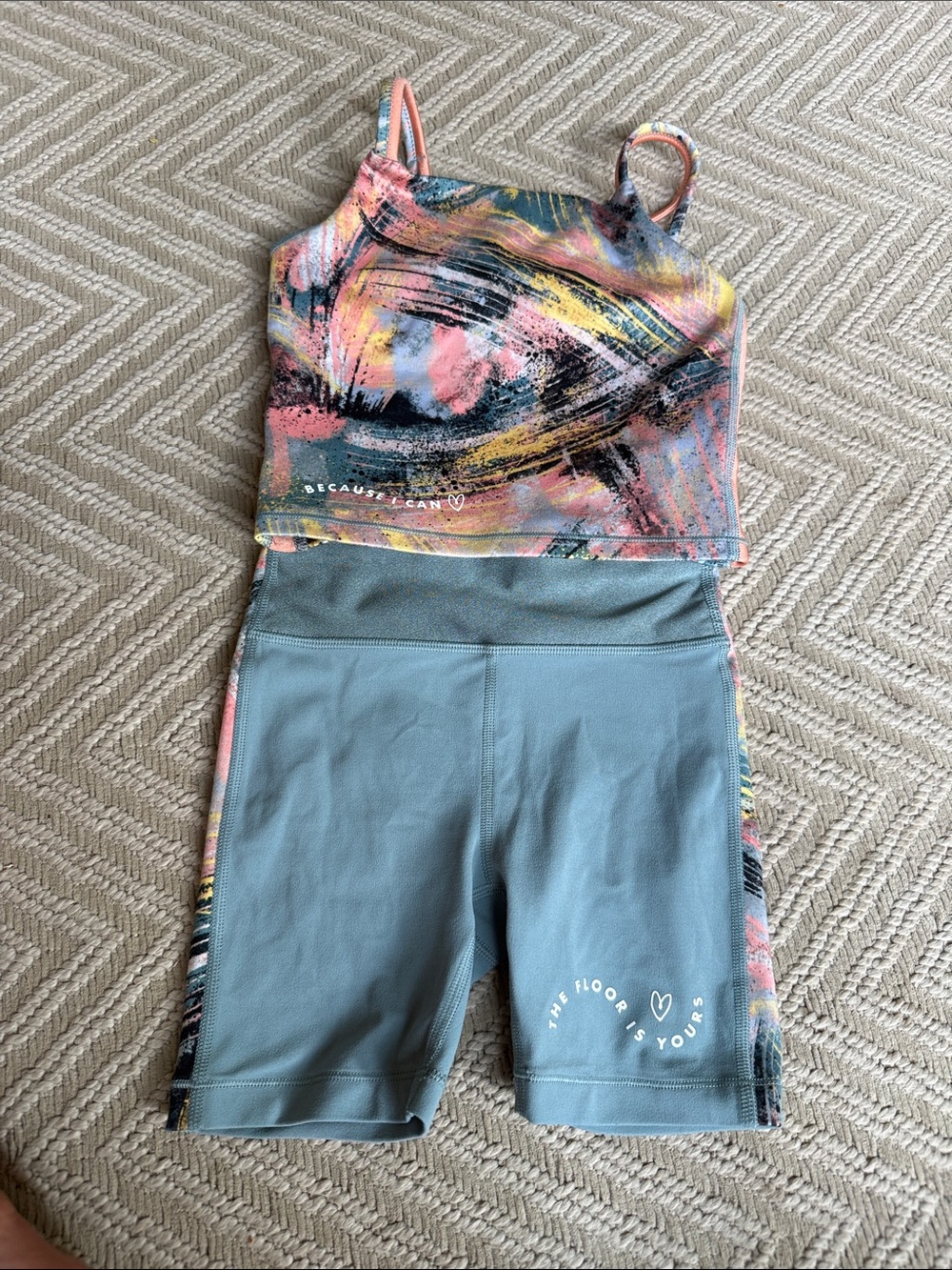 Athleta girl x Simone Biles size 6 outfit